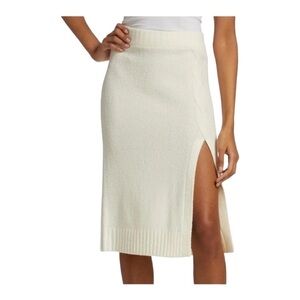 NEW L’Agence Ivory Pencil Skirt Nancy Boucle Knit Women’s XS